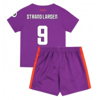 Camiseta Wolves Jorgen Strand Larsen #9 Tercera Equipación Replica 2024-25 para niños mangas cortas (+ Pantalones cortos)